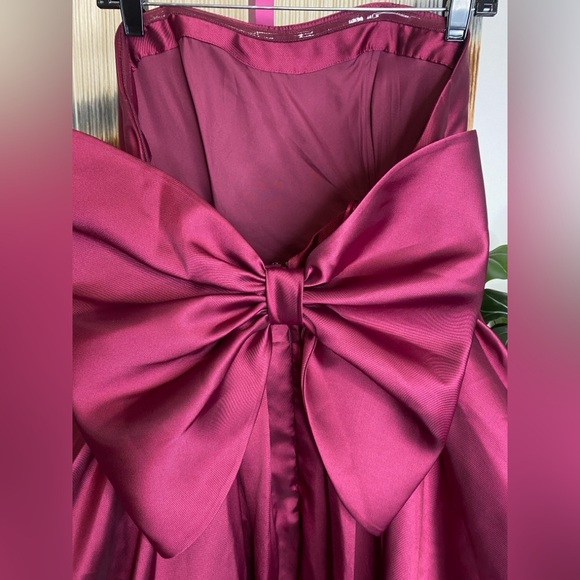 NWOT Hutch Adaleigh Strapless Back-Bow High-Low Maxi Dress - Picture 16 of 16